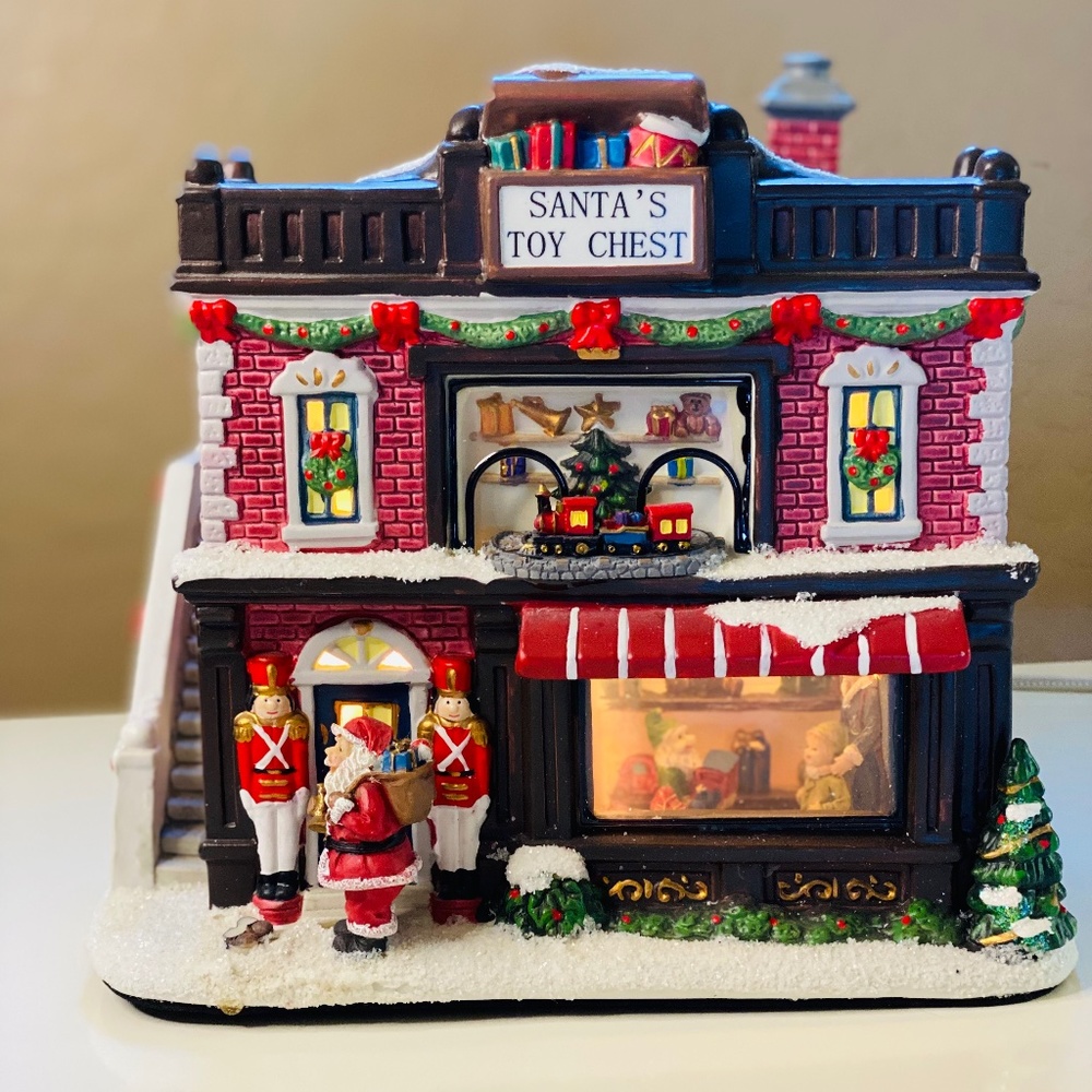 St. Nicholas Square Village Collection - Santa's Toy Chest